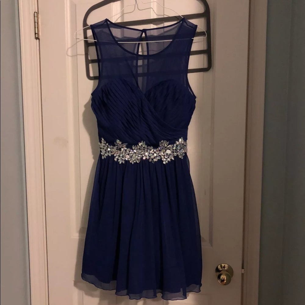 Royal blue dress